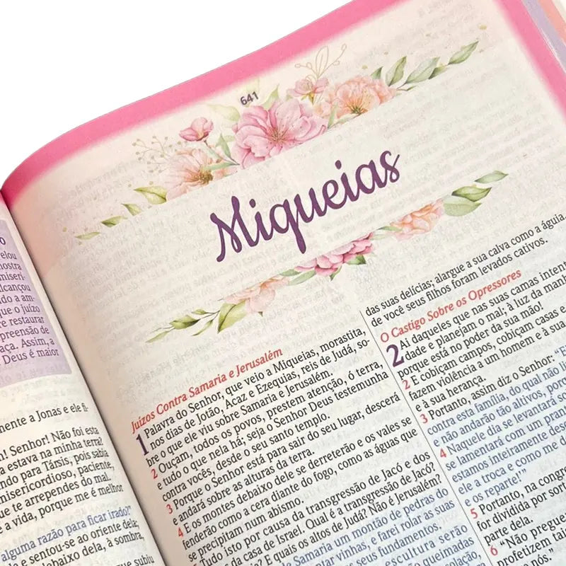 Bíblia de Estudos Feminina para o Cotidiano da Mulher NVAA Capa Dura cor Preta