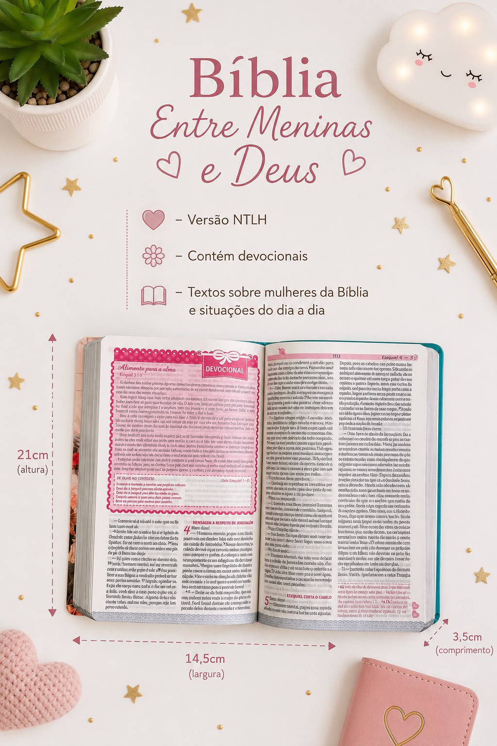 Bíblia Infantil Glitter Divertidamente