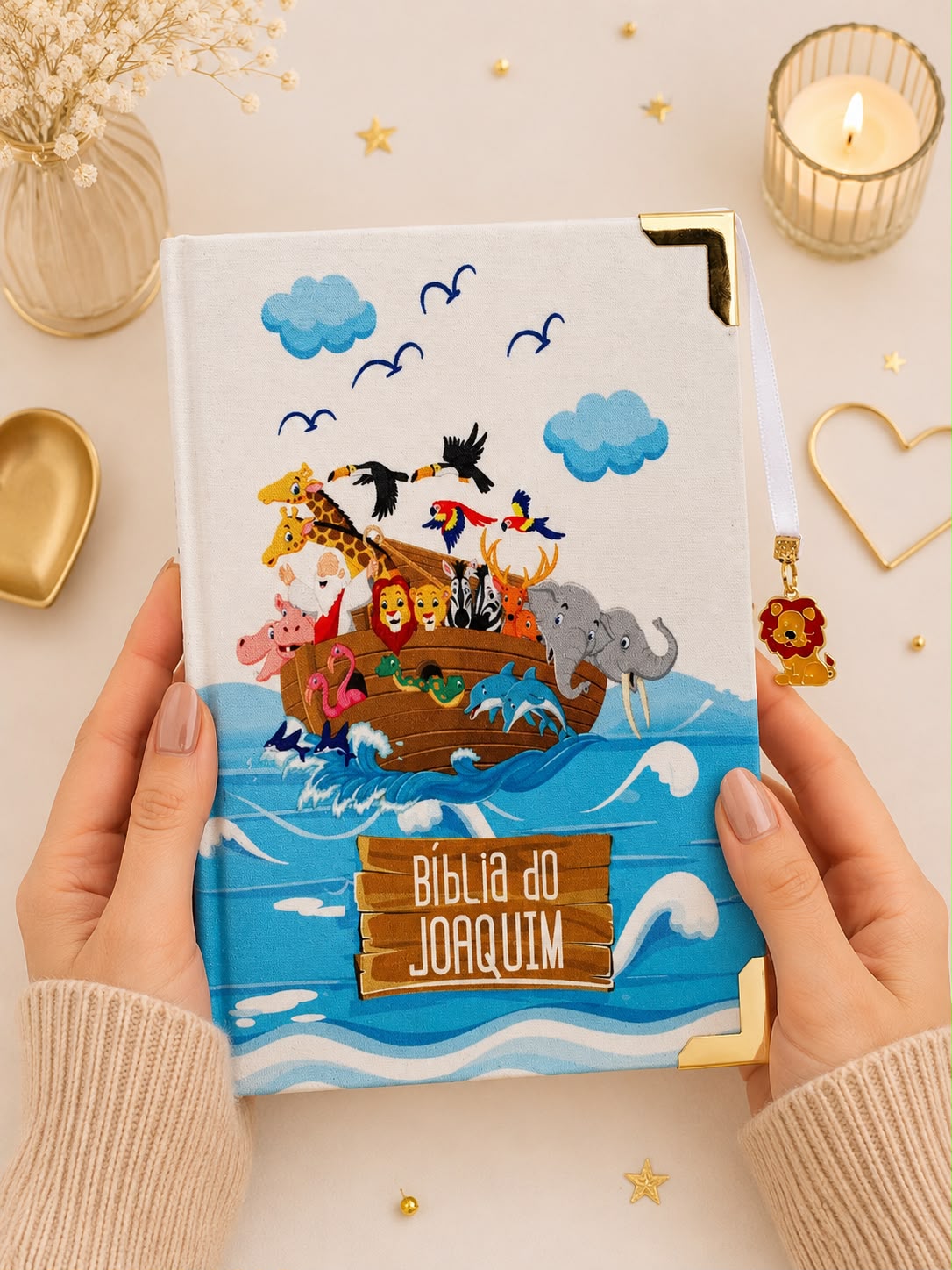 Bíblia Infantil Arca De Noé com Nome