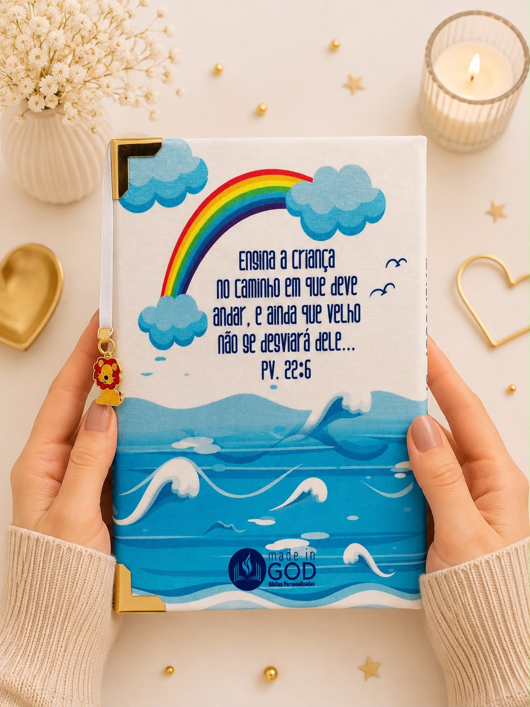 Bíblia Infantil Arca De Noé com Nome
