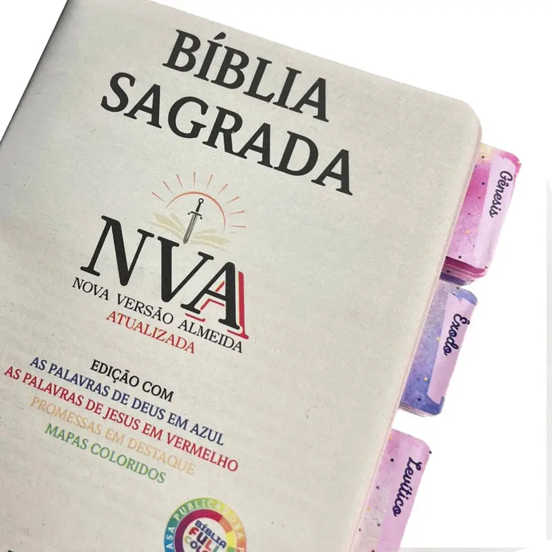 Bíblia Sagrada Evangélica Fácil Leitura Feminina com Abas Adesivas - Plano de Deus 2026