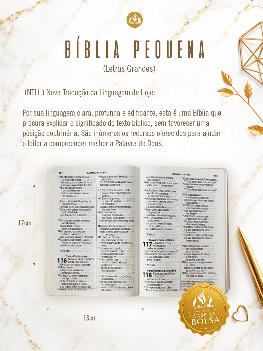 Combo Bíblia Courino Croco Branco Árvore da Vida  + Placa Média + Cartela de Índices